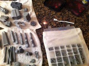 Reaver Titan weapon bits cleaning complete