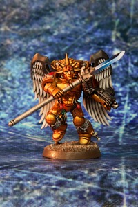 Blood Angels Sanguinary Guard with Power Spear