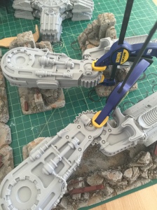 Warlord Titan Knee Joints Clamped